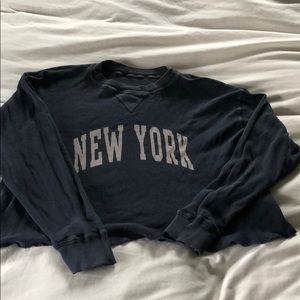 Vintage looking Brandy Melville waffle top